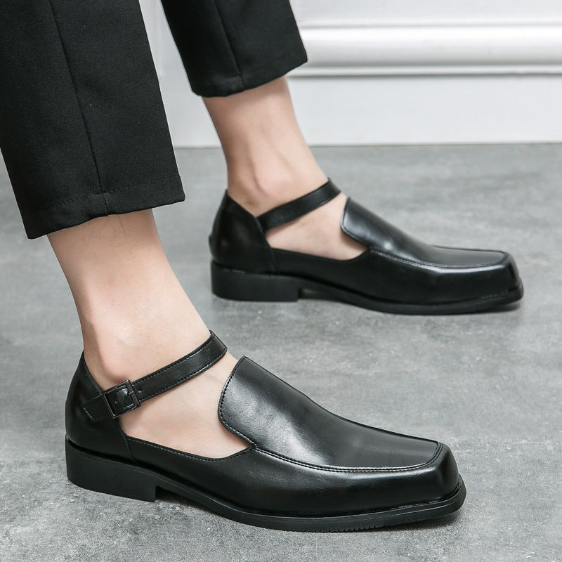 Damen Elegante Lederschuhe mit praktischem Schnallenverschluss R&B