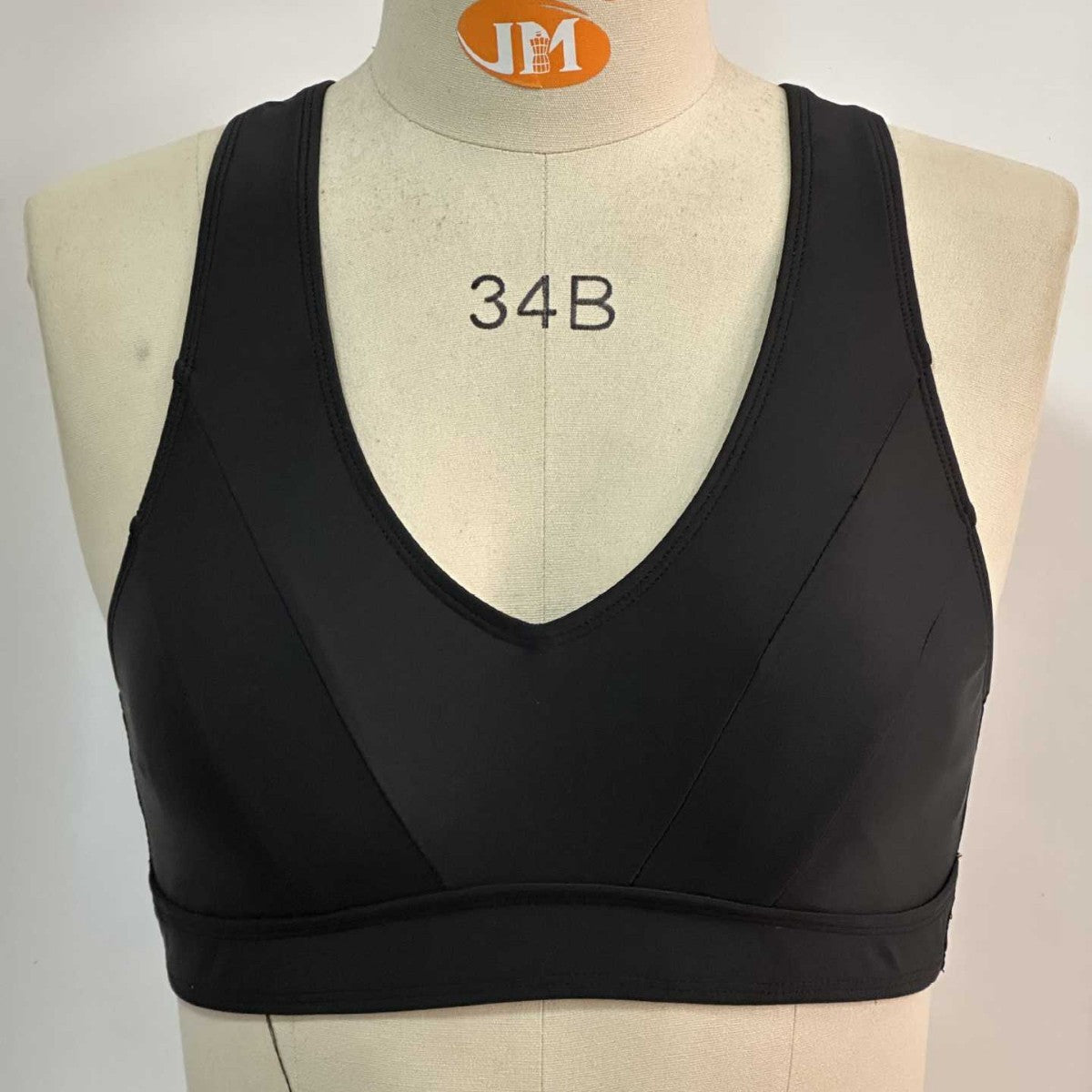 Damen Sport-Bikini-Oberteil mit elegantem Rückenschnitt R&B