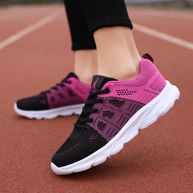 Damen Sportliche Lauf-Sneaker mit atmungsaktiver Mesh-Oberfläche R&B