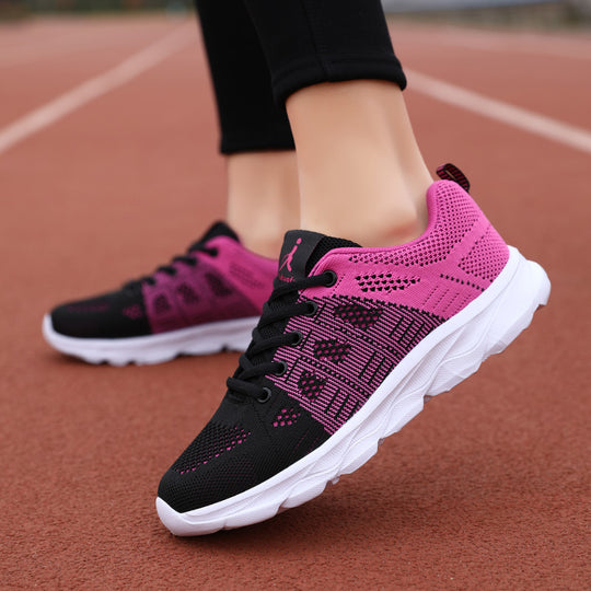 Damen Sportliche Lauf-Sneaker mit atmungsaktiver Mesh-Oberfläche R&B