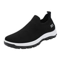 Damen Bequeme Slip-On Sneakers mit elastischem Strickoberteil und rutschfester Sohle R&B