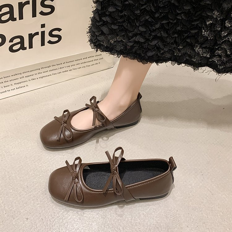 Damen Ballerinas mit dekorativer Schleifenverzierung R&B