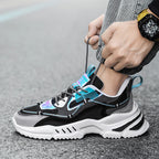 Damen Sportliche Streetwear-Sneaker mit gepolsterter Sohle und atmungsaktiver Struktur R&B