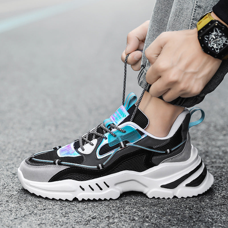 Damen Sportliche Streetwear-Sneaker mit gepolsterter Sohle und atmungsaktiver Struktur R&B