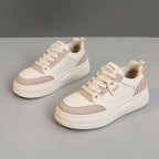 Damen modische Plateau-Sneaker mit zeitgemäßem Design und gepolsterter Sohle R&B