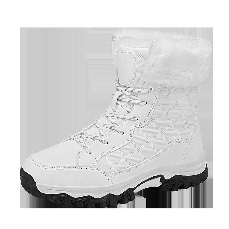 Damen Winterwanderschuhe mit warmem Fleece-Futter und rutschfester Sohle R&B