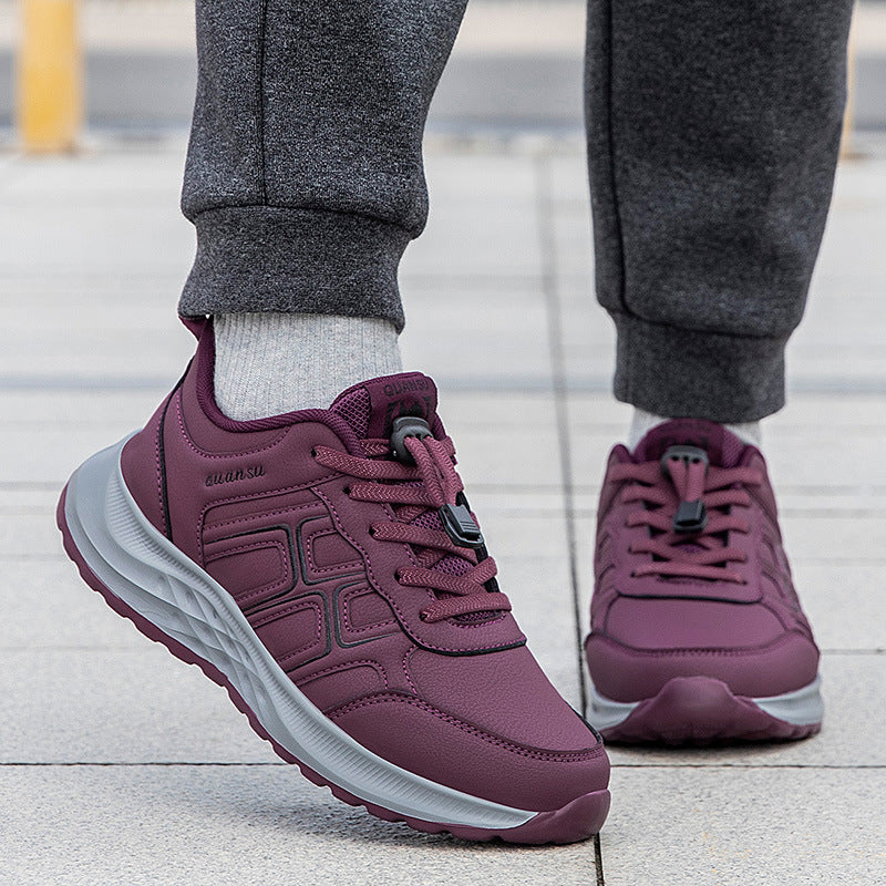 Damen Sportliche Lace-Up Sneakers mit atmungsaktivem Obermaterial und dämpfender Sohle R&B