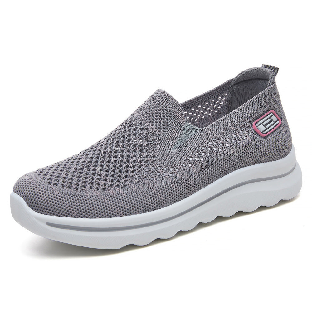 Damen Atmungsaktive Slip-On Sneakers mit komfortabeler Dämpfung