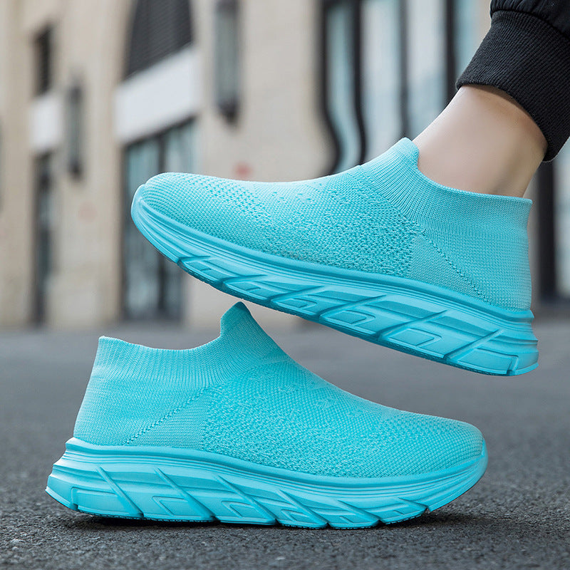 Damen Hochleistungs-Sneaker mit flexiblem Strick-Obermaterial und dämpfender Sohle R&B