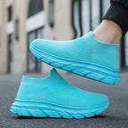 Damen Hochleistungs-Sneaker mit flexiblem Strick-Obermaterial und dämpfender Sohle