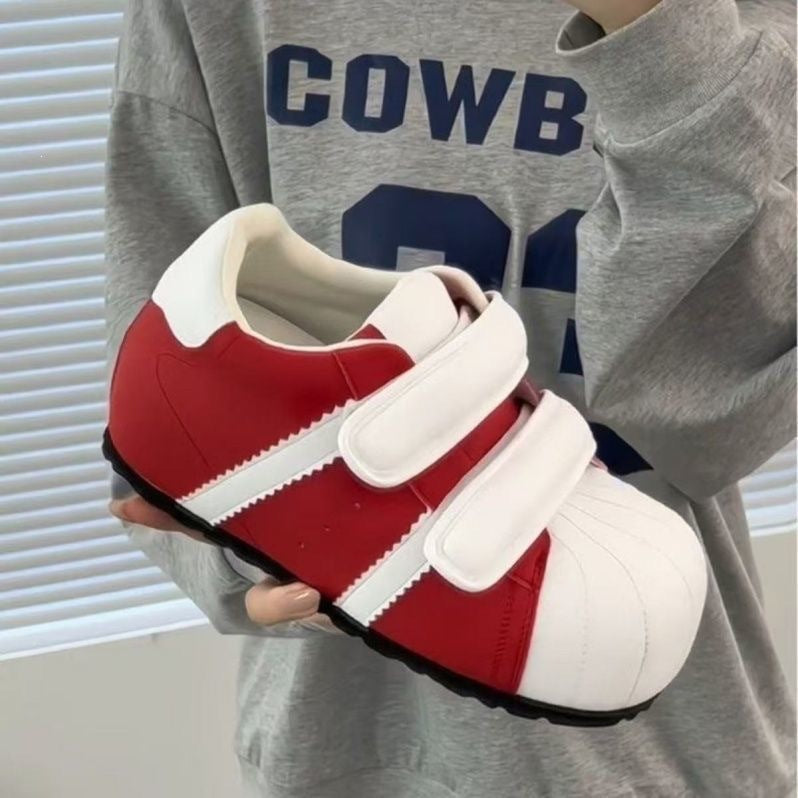 Damen Sneakers mit Klettverschluss und sportlicher Silhouette
