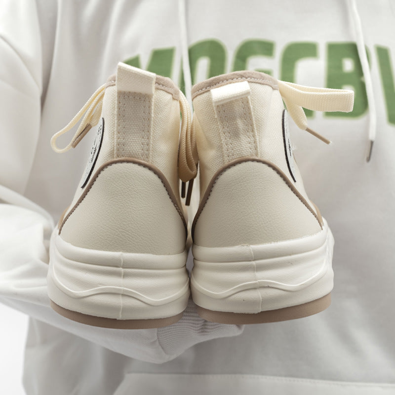 Damen Sportliche High-Top Sneakers mit strapazierfähigem Obermaterial und dämpfender Sohle