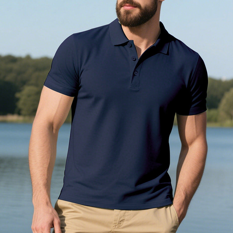 Herren Polo-Shirt mit atmungsaktiver Anti-Pilling-Technologie