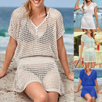 Damen gehäkeltes Strandkleid R&B 1779787987