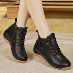 Damen Komfortable High-Top Sneakers mit elastischer Schnürung und dämpfender Sohle R&B