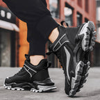 Damen Sportliche High-Top Sneaker mit dämpfendem Obermaterial und rutschfester Sohle