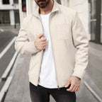 Herren modische Jacke mit strukturiertem Design R&B