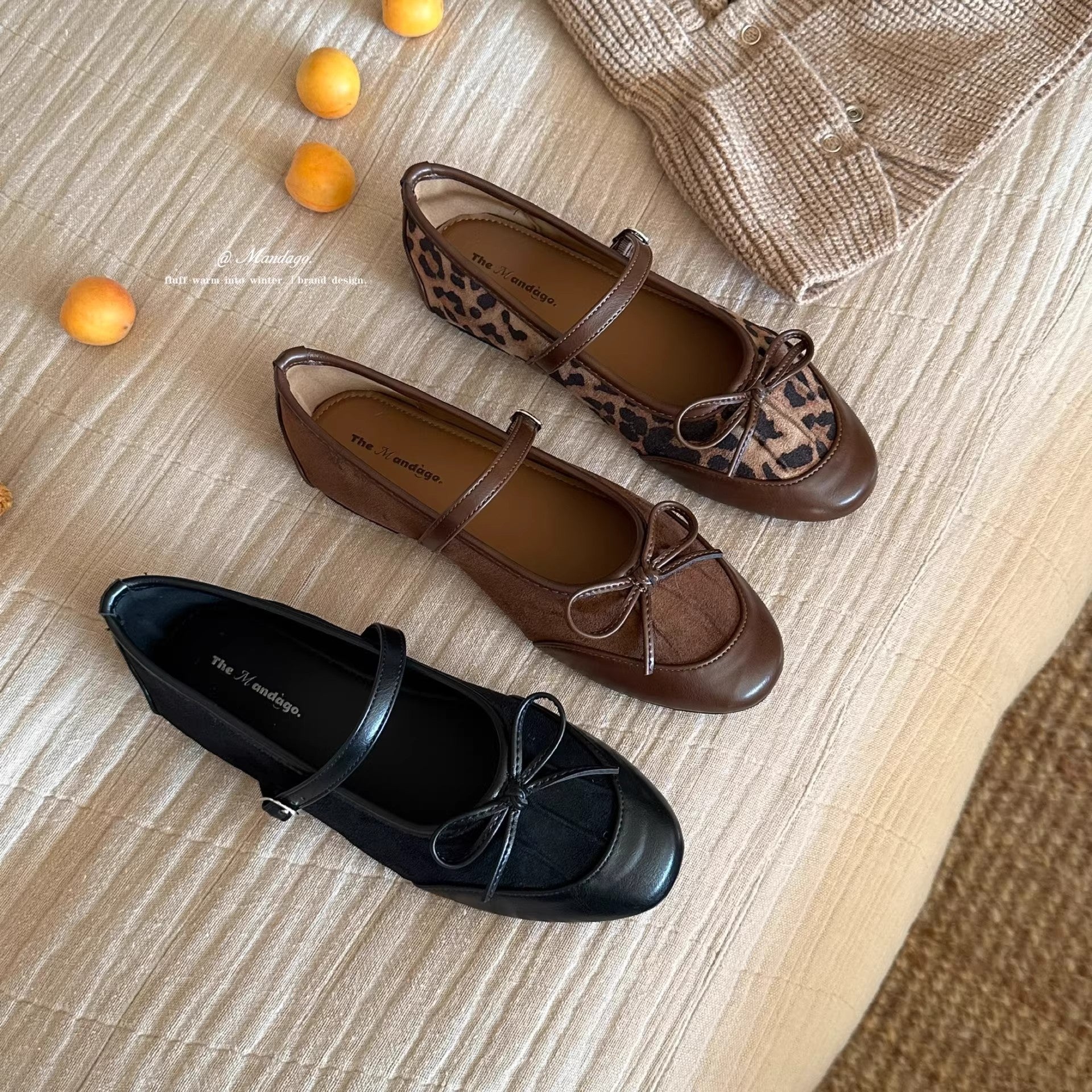 Damen Ballerinas mit verspieltem Schleifenakzent und bequemer Innensohle R&B