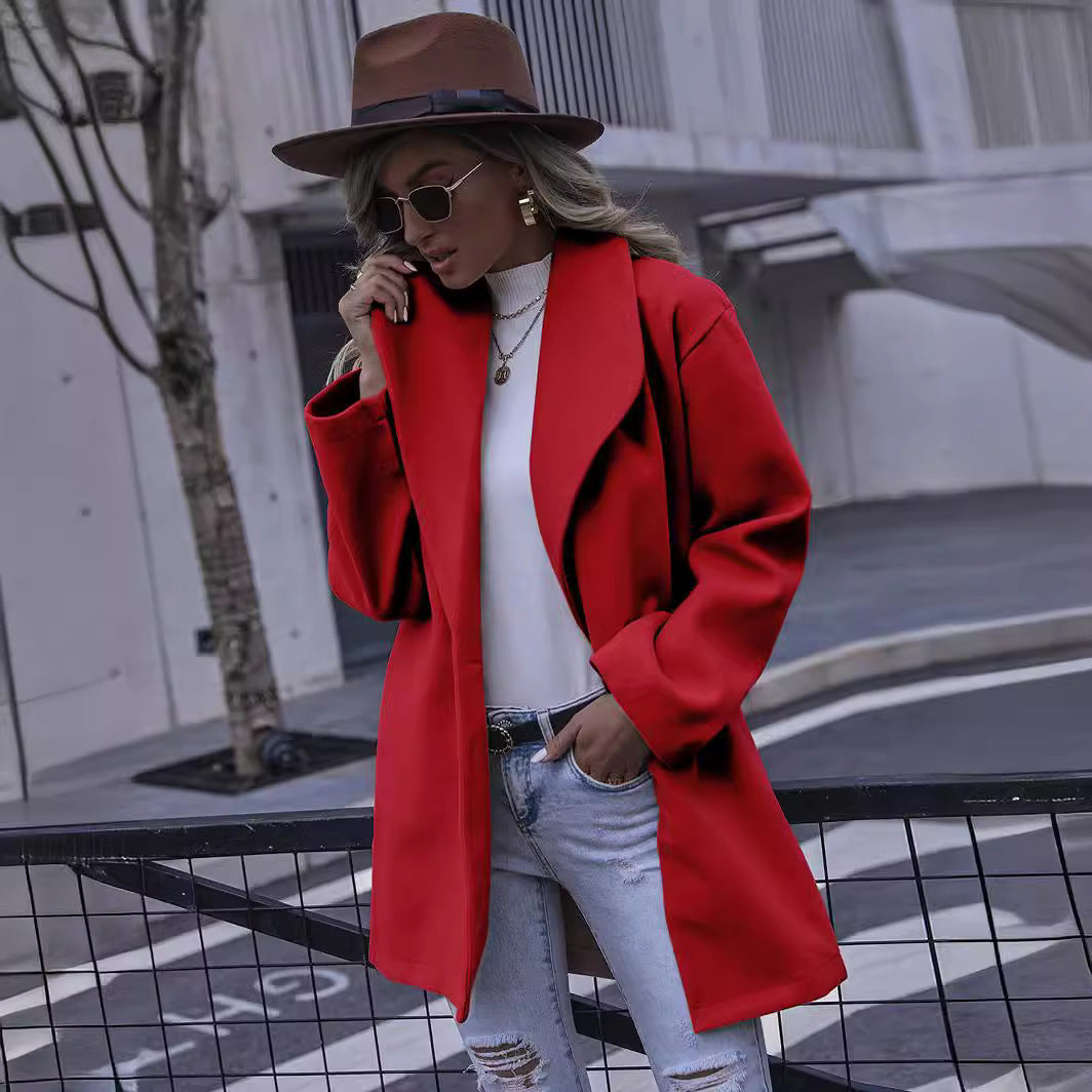 Damen Elegante Oversized Jacke R&B