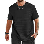 Herren lässiges T-Shirt mit strukturiertem Design