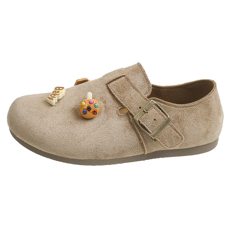 Damen Komfortable Clogs mit modischem Schnallen-Design und verspielten Details R&B