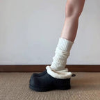Damen kuschelige Winterclogs mit weichem Futter und rutschfester Sohle R&B