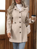 Damen Elegante und taillierte Übergangsjacke mit praktischen Taschen R&B
