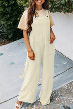 Damen Lässiger Overall mit praktischen Taschen und weitem Bein R&B