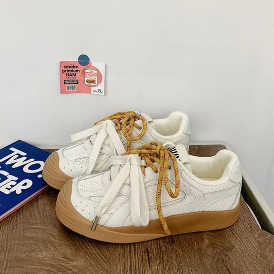 Damen Sportliche Sneakers mit atmungsaktivem Obermaterial und rutschfester Sohle R&B