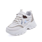 Damen Sportliche Chunky Sneakers mit atmungsaktiver Mesh-Oberfläche und stoßdämpfender Sohle R&B