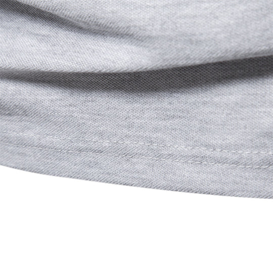 Herren Langarm Poloshirt mit modernem Kragen und atmungsaktiver Baumwollqualität R&B