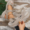 Damen Komfortable Sandalen mit verstellbaren Klettverschlüssen und ergonomischer Sohle R&B