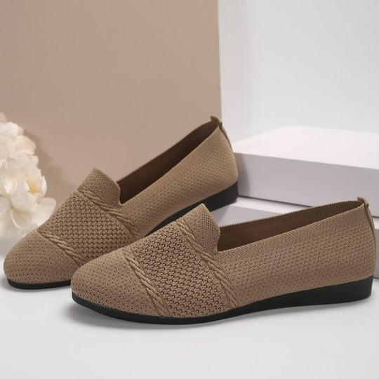 Damen Atmungsaktive Slip-On Schuhe mit flexiblem Mesh-Obermaterial R&B
