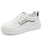 Damen Modische Sneakers mit dicker Laufsohle und atmungsaktiver Oberflächenstruktur R&B