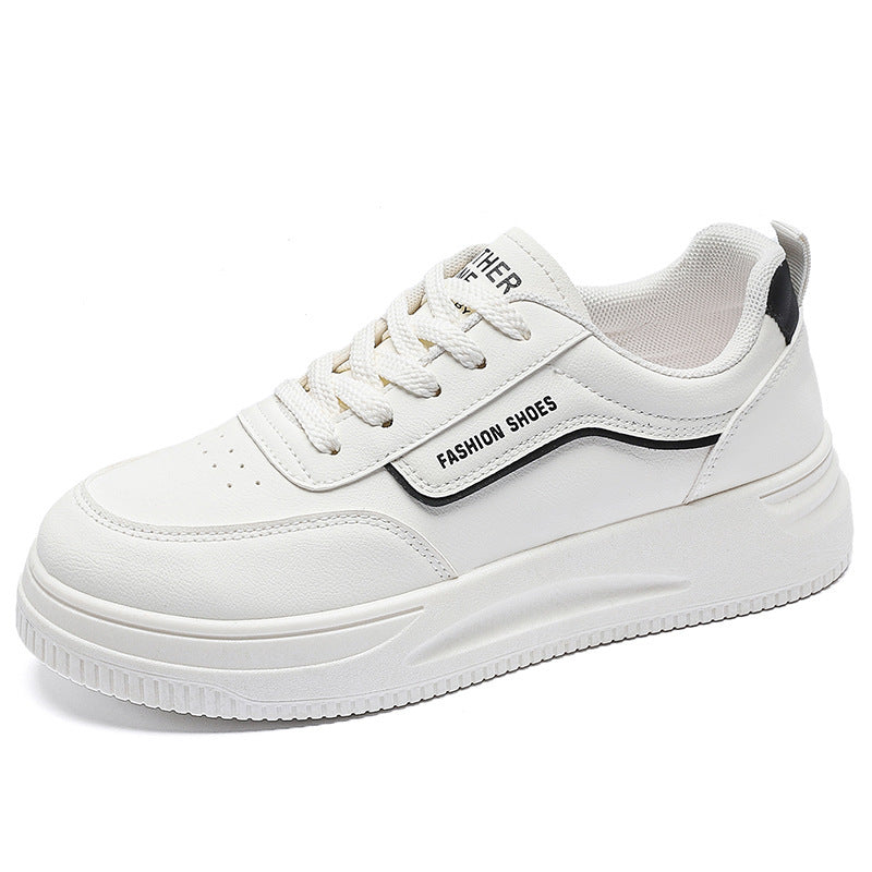 Damen Modische Sneakers mit dicker Laufsohle und atmungsaktiver Oberflächenstruktur R&B