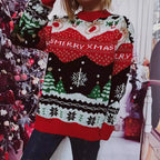 Damen Weihnachts-Pullover mit festlichem Design und gemütlichem Schnitt R&B