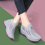 Damen Sportliche Sneaker mit elastischem Mesh-Obermaterial und dämpfender Sohle R&B