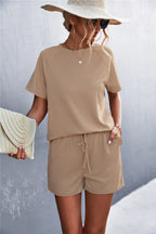 Damen lässiger Kurzsets R&B
