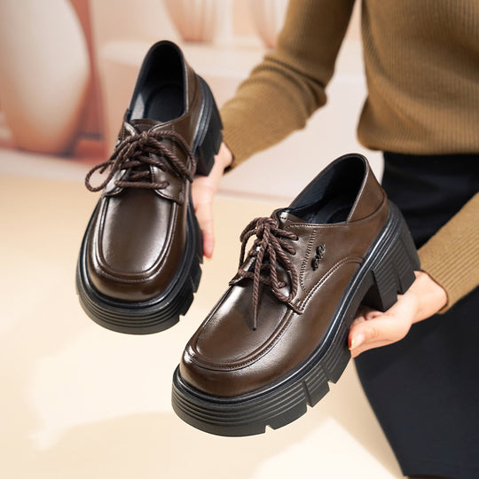 Damen Bequeme Schnürschuhe im modischen Chunky-Look R&B
