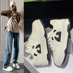 Damen Modische Sneaker mit Pandadesign