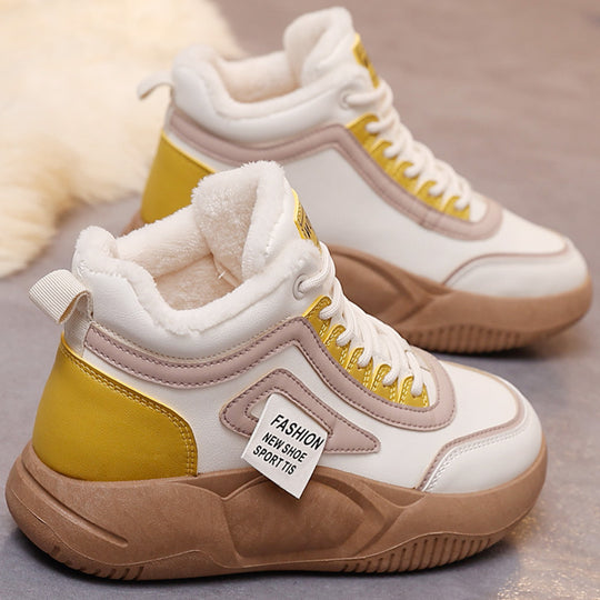 Damen Winter Sneaker mit warmem Innenfutter und rutschfester Sohle R&B