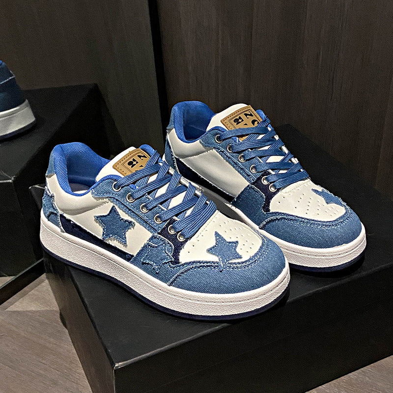 Damen Sneaker mit modischem Sternedesign R&B