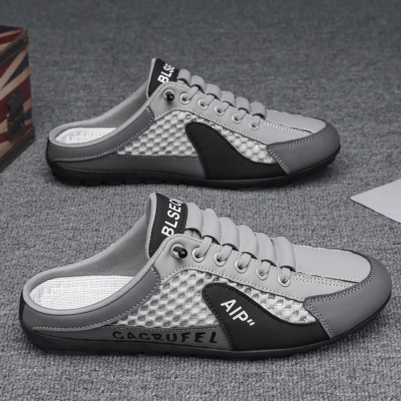 Herren Leichte Slip-On Freizeitsneaker mit Atmungsaktivem Mesh-Design R&B