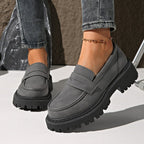 Damen Chunky Mokassins mit robustem Profil R&B