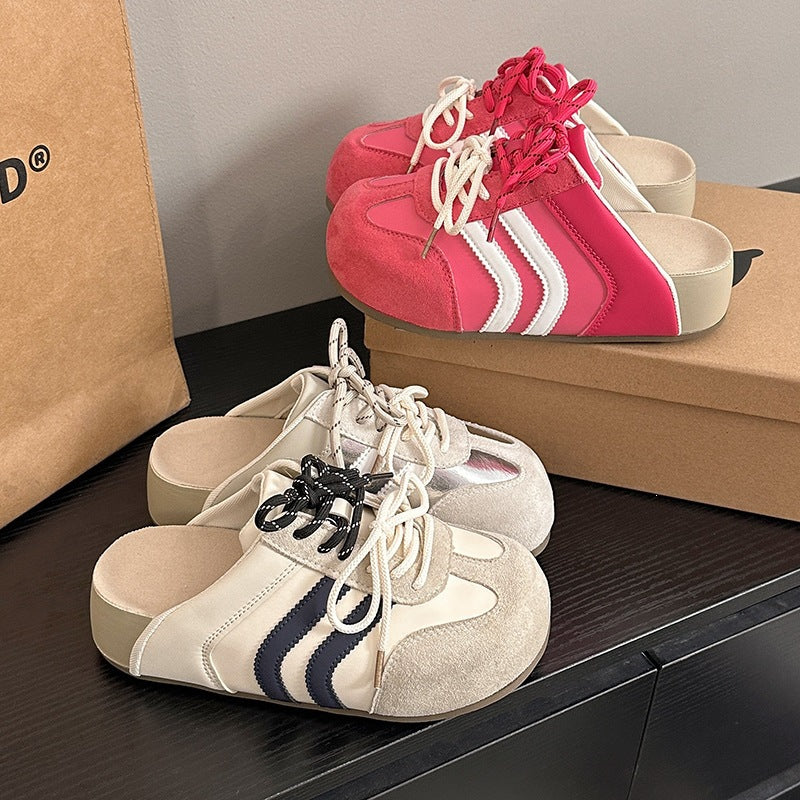 Damen modische Sneakers mit innovativem Schnürsystem und atmungsaktivem Obermaterial