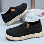 Damen Strick-Sneaker mit elastischem Einstieg und rutschfester Sohle R&B
