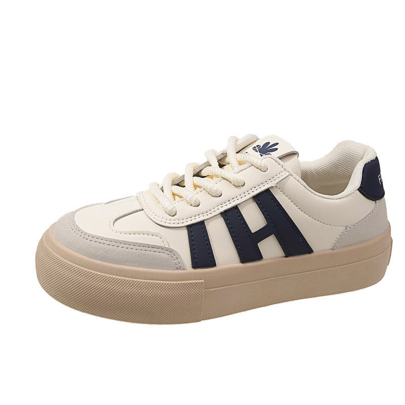 Damen sportliche Sneakers mit hochwertiger Leder- und Wildlederkombination R&B