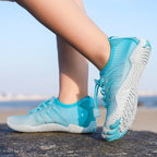 Damen Aqua-Freizeitschuhe mit elastischem Schnürsystem und rutschfester Sohle R&B