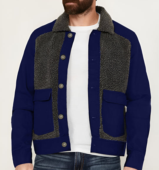 Herren Flanell-Jacke mit gewobenem Innenfutter R&B