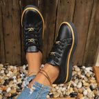 Damen Modische und bequeme Sneakers aus hochwertigem Leder R&B